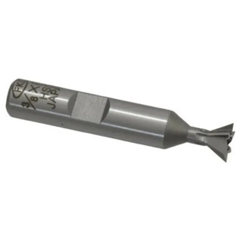 Interstate HSS 60 Dovetail Cutter, 3/8 cut dia, 3/8 shank dia - 43-144-5